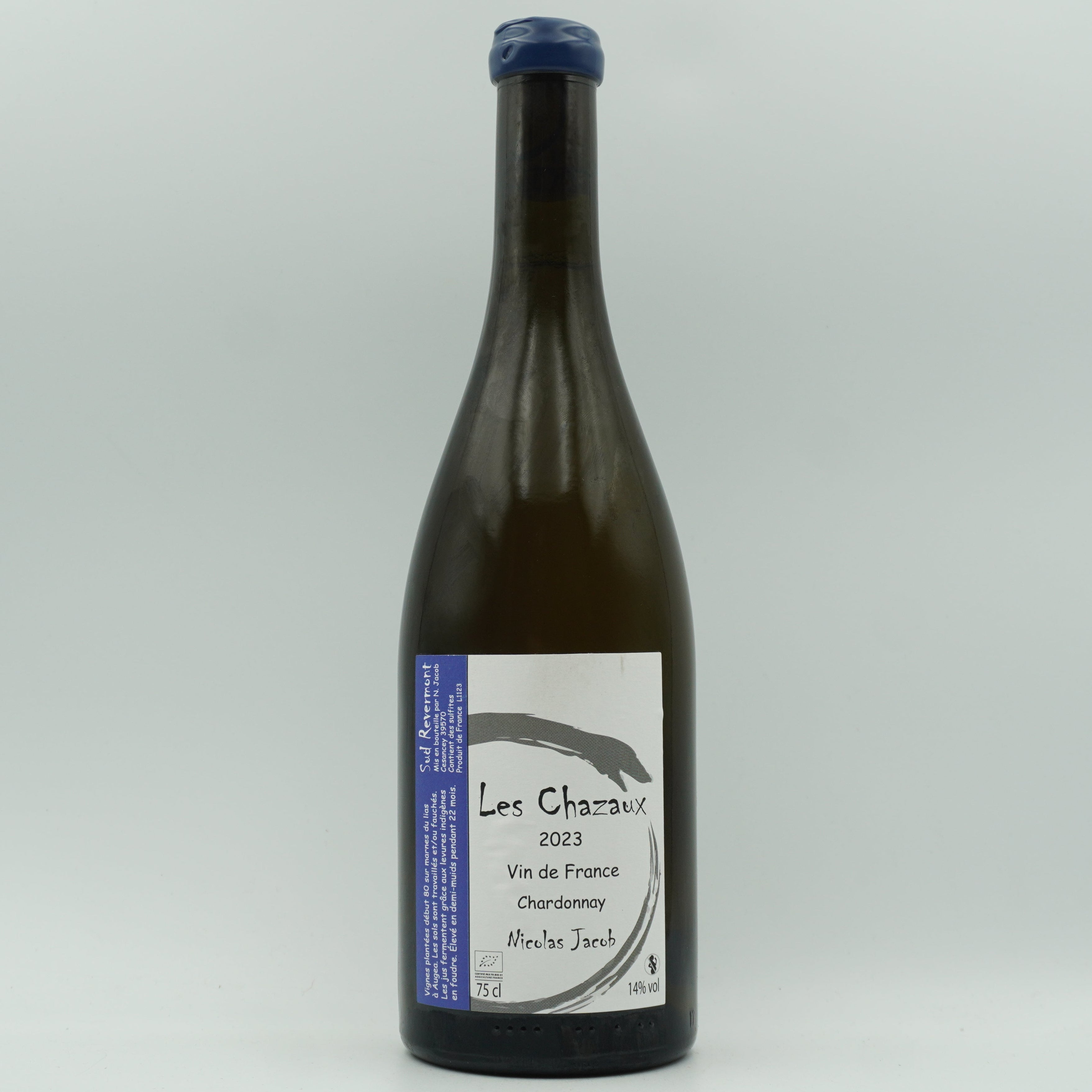 Nicolas Jacob, Chardonnay VdF 'Les Chazaux' 2023 PARTY PACK – Parched
