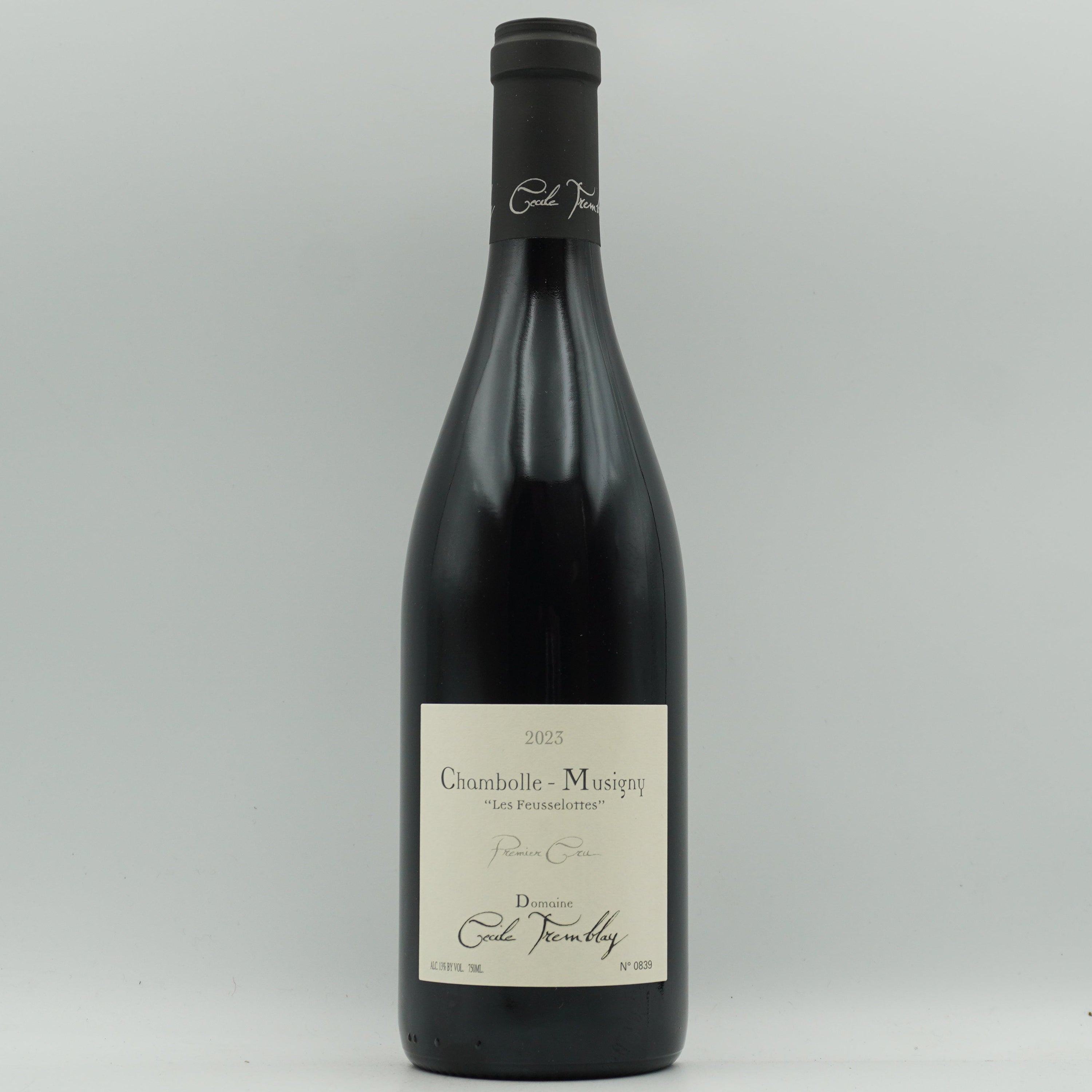 Cecile Tremblay, Chambolle Musigny 1er 'Feusselottes' 2023