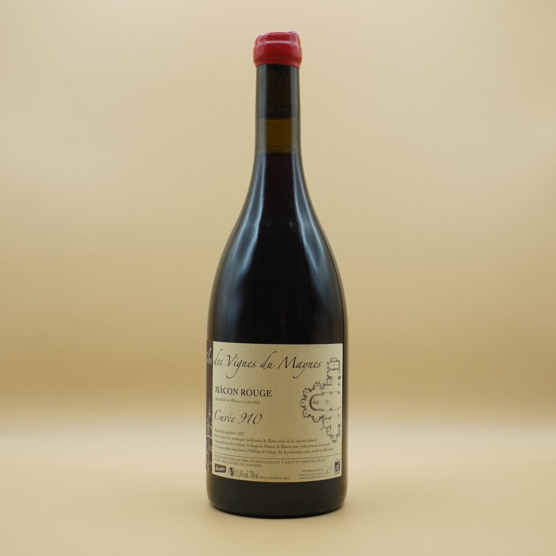 Clos des Vignes du Maynes, Macon Rouge 'Cuvée 910' 2021