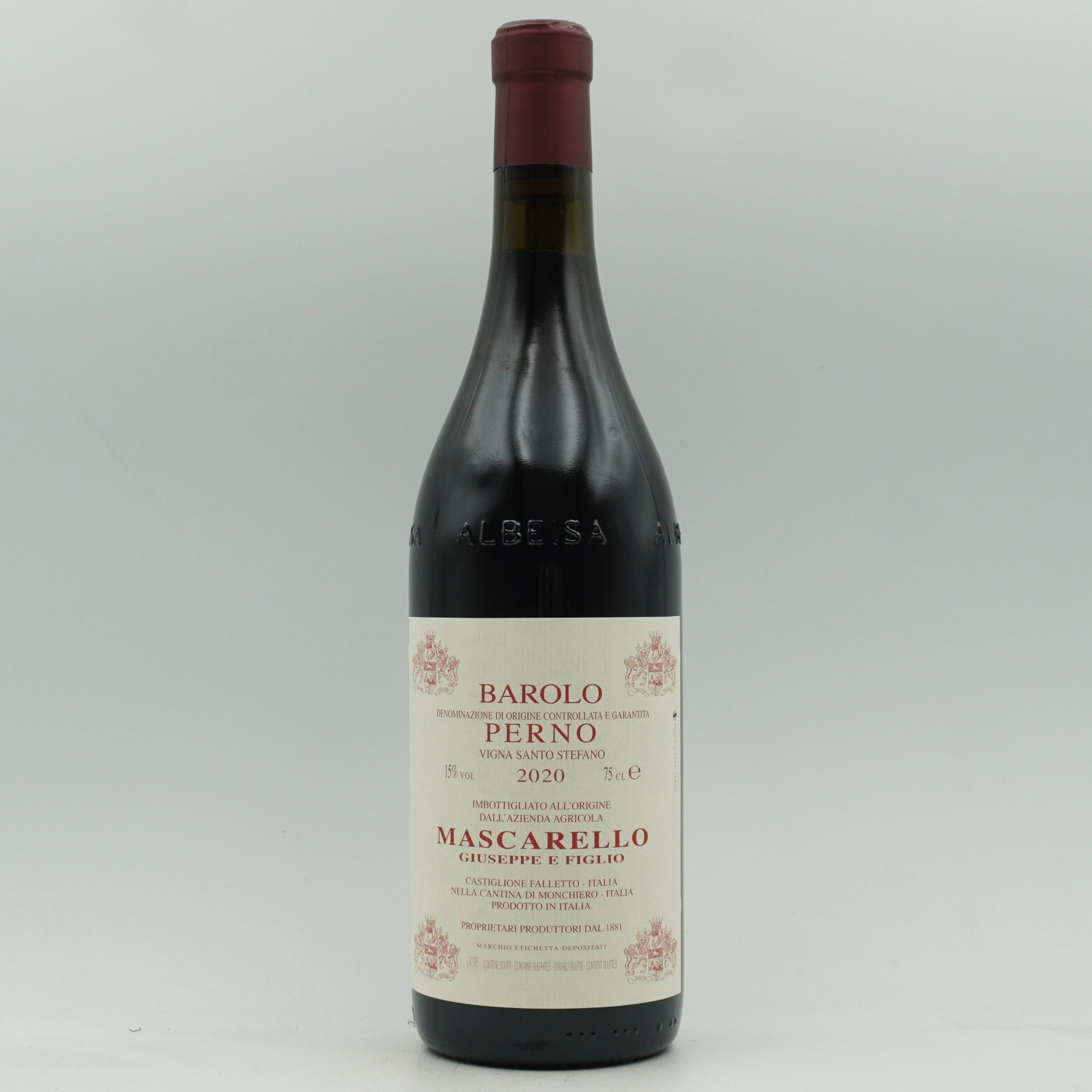 Giuseppe Mascarello e Figlio, Barolo Perno Vigna San Stefano 2020