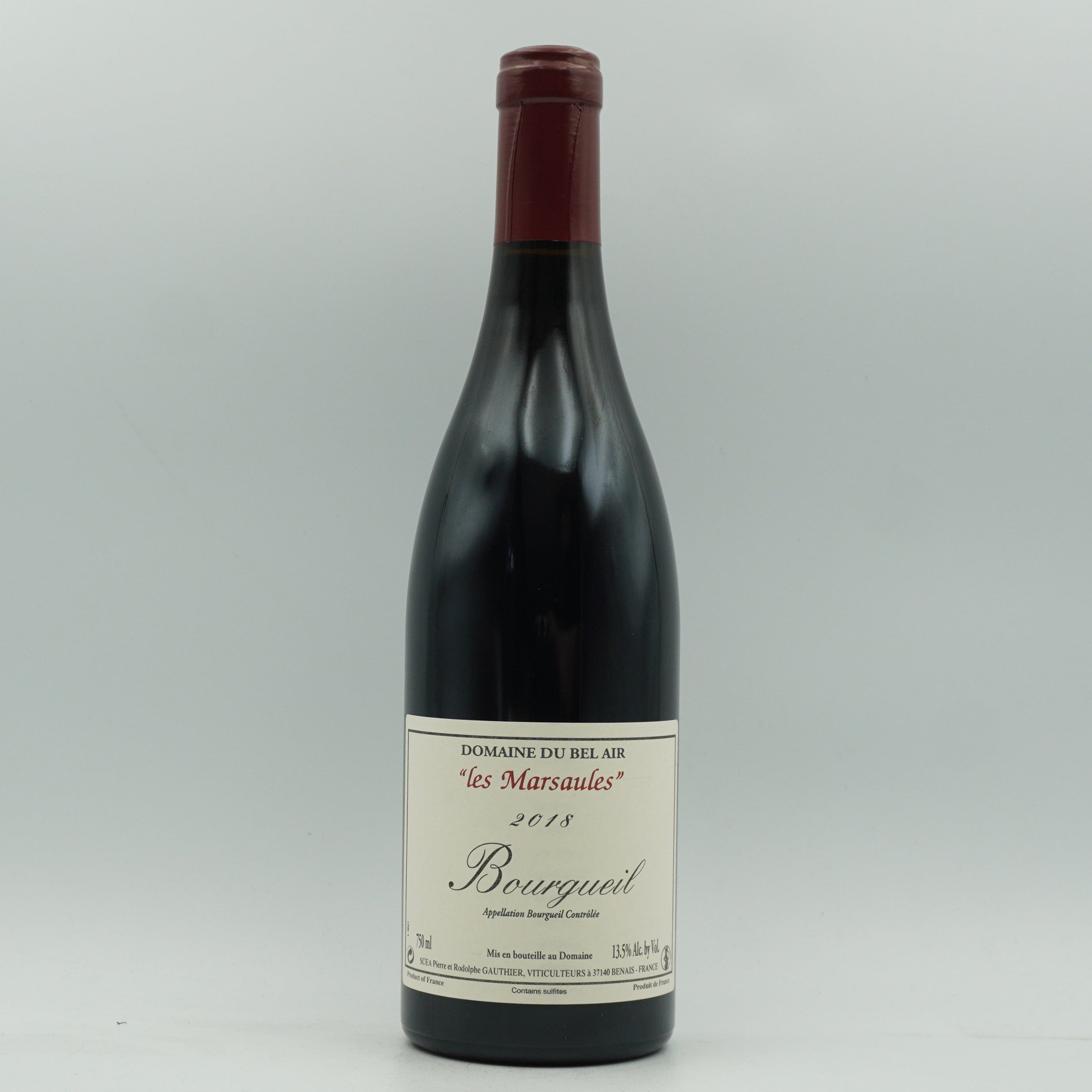 Domaine du Bel Air, Bourgueil 'Les Marsaules' 2018
