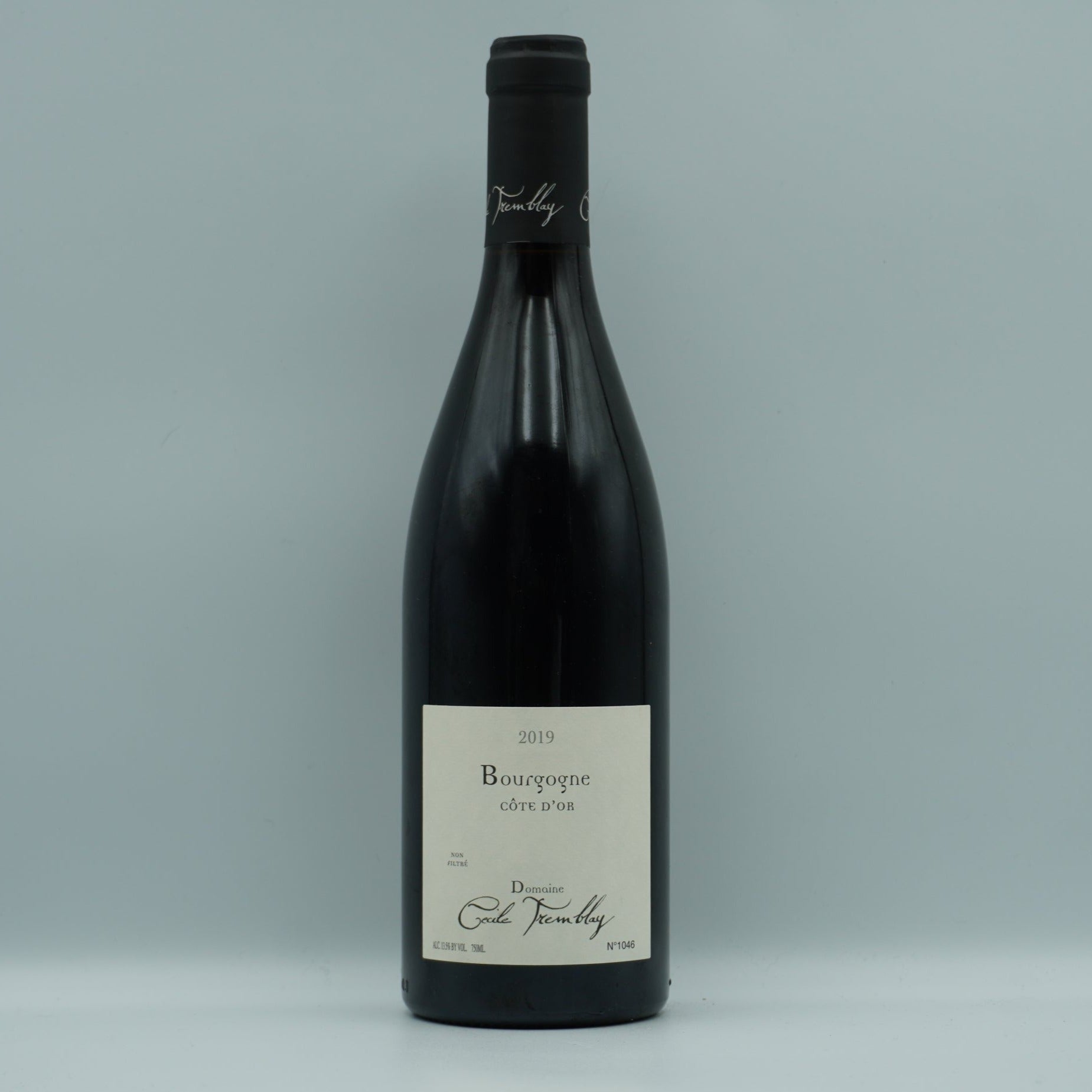 Domaine Cécile Tremblay, Bourgogne Pinot Noir Côtes d'Or 2019
