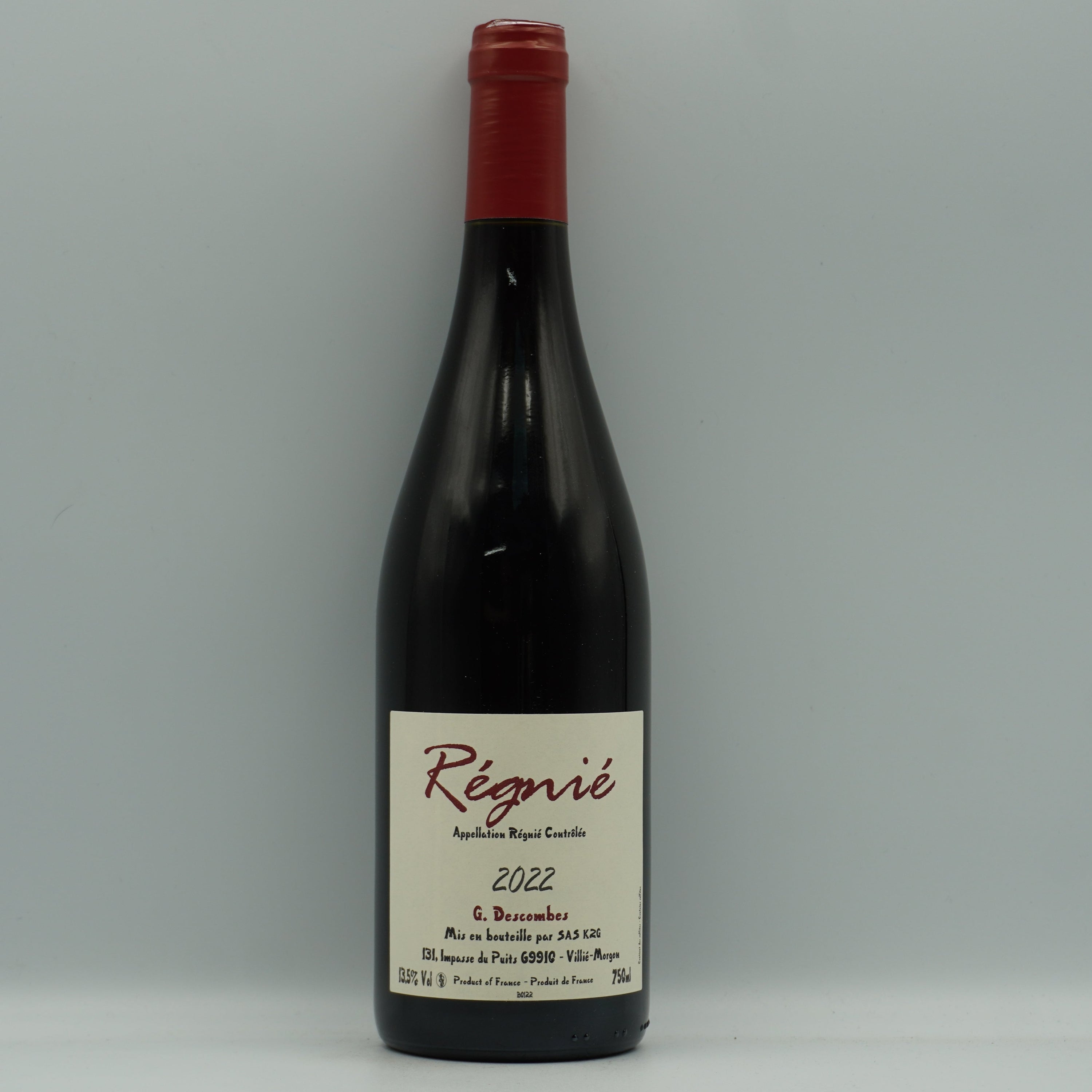 Domaine Georges Descombes, Régnié 2022