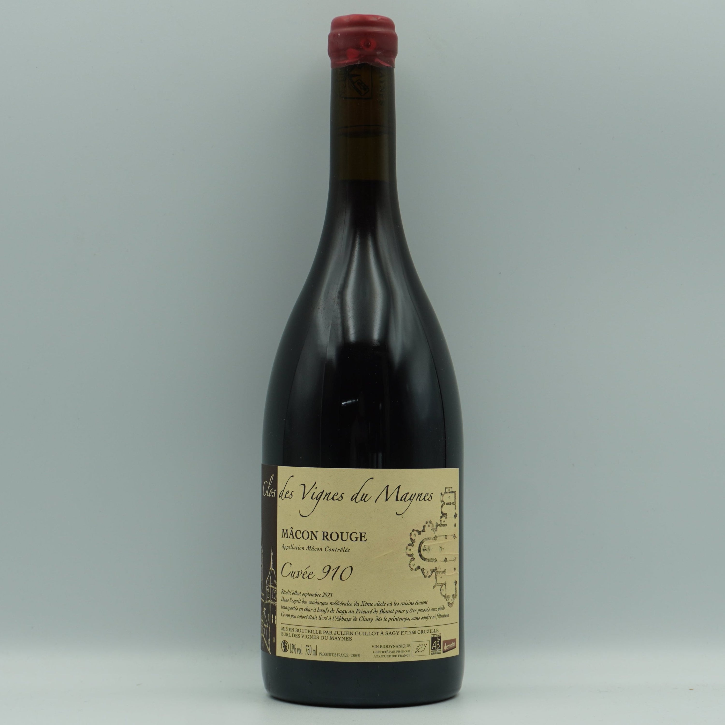 Clos des Vignes du Maynes, Macon Rouge 'Cuvee 910' 2023