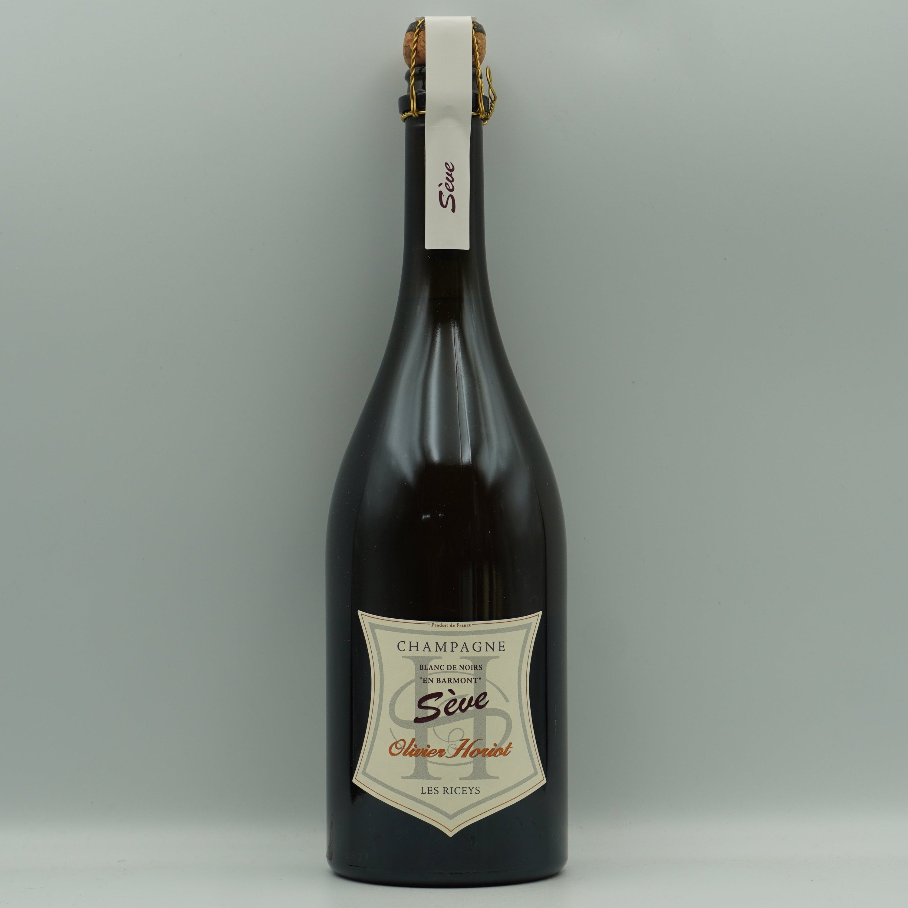 Olivier Horiot, Champagne Brut Nature 'Sève' Blanc de Noirs 2017